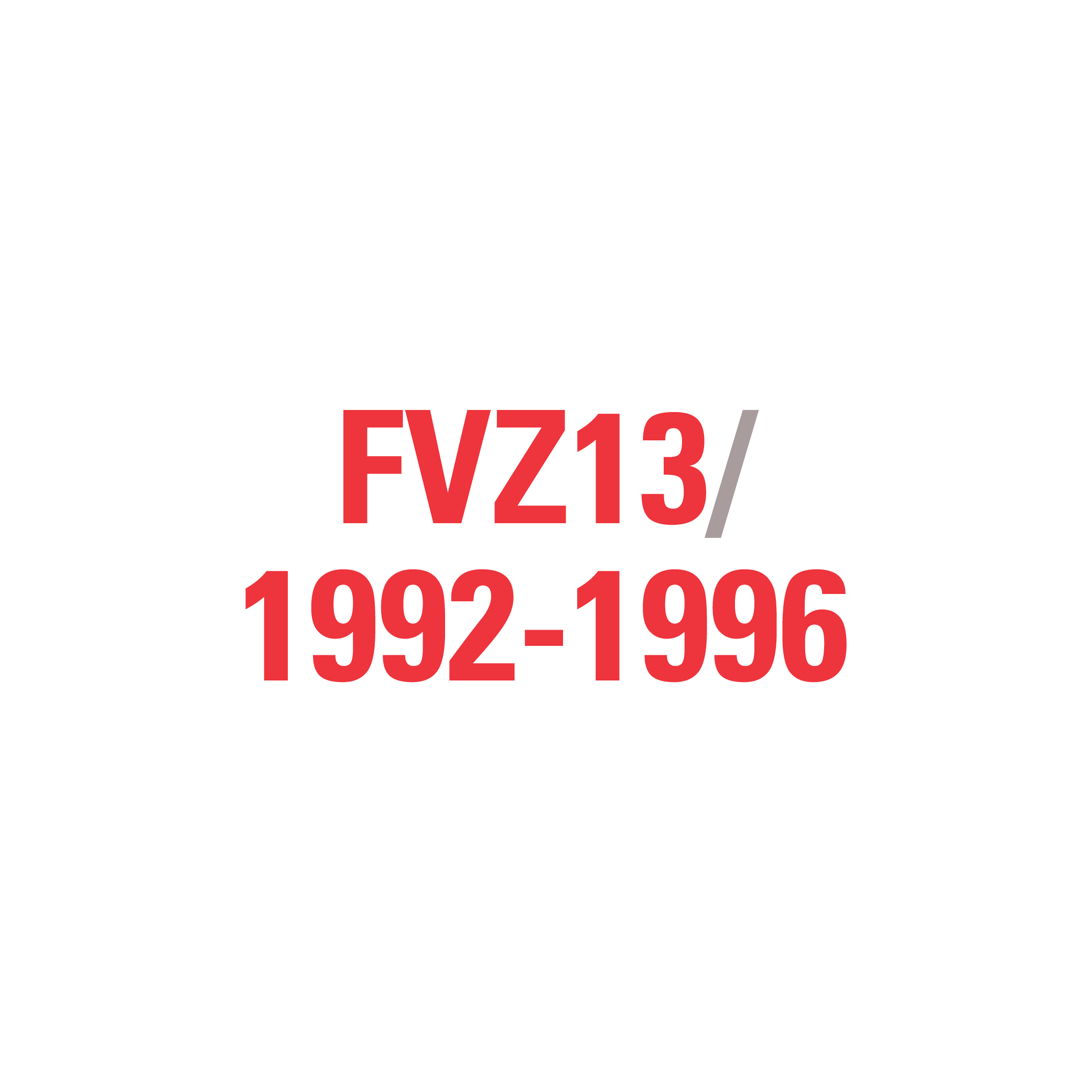FVZ13 1992-1996
